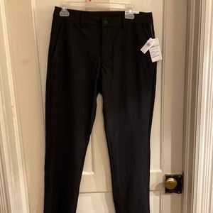 Old navy black slim fit dry cool pants 32/32